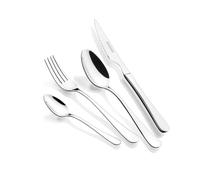 Monix – Set cubiertos Trieste 24 piezas acero inoxidable 18/10 cuchillo chuletero pulido brillante