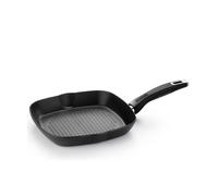 Monix Única - sartén parrilla antiadherente Grill de aluminio forjado con rayas 28 cm Sartenes durables de inducción, gas, vitro