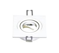 Monkey Ladder Aro basculante cuadrado blanco con 2 aros, ideal para iluminación en interiores y decoración.