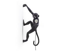 Monkey Lámpara de Lámpara de Pared Colgante Derecha Negro Exterior