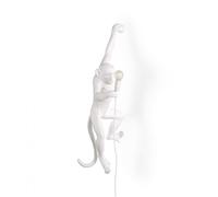 Monkey Lámpara de Pared Colgante Izquierda Blanco