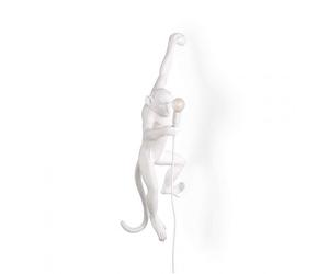 Monkey Lámpara de Pared Colgante Izquierda Blanco