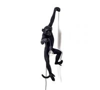 Monkey Lámpara de Pared Izquierdo Negro Exterior