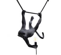 Monkey Swing Lámpara Colgante Negro Exterior