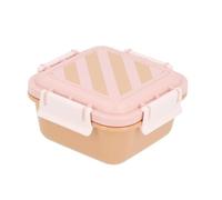 Monnëka Fiambrera Infantil Hermética | Caja de Almuerzo para Niños sin BPA | Lunch Box con Separador Extraíble y Cierre de 4 Clips | Apta para Lavavajillas y Microondas | pink 780ml