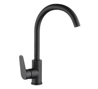 Monomando Fregadera Serie DANUBIO BLACK - Caño de Tubo Alto