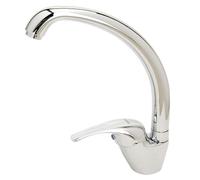 Monomando fregadero con caño alto con cartucho ceramico ø 40 mm.