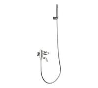 Monomando kit baño/ducha Monza níquel cepillado Imex