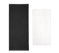 Monouso | 100 Sobres Portacubiertos con Servilleta, 11x25cm, Color Negro, Bolsas de Papel para Cubiertos, Papel Verjurado, Sobres Desechables, Ecológicos, Versátiles, Take Away, Delivery.