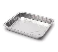 Monouso | 40 Bandejas de Aluminio Desechable, 40,5x33cm, 4965ml, Repostería, Comida, Apto para Horno, Microondas, Resistentes, Barbacoa, Parrilla, Picnic