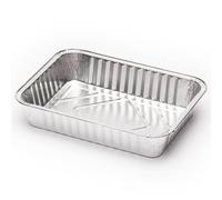 MONOUSO | Bandeja de Aluminio 187x137mm 590ml (1.500 Uds) Gray