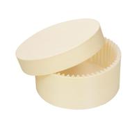 MONOUSO | Caja de Madera Horneable con Molde para Tartas Ø8,8x4cm 150 ml (5 Uds) Brown