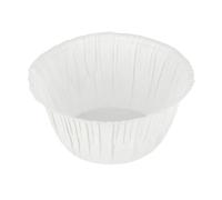 MONOUSO | Cápsulas para Cupcakes 4,9x3,8x7,5cm Blanca (1800 Uds) White