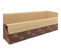 MONOUSO | Molde Horno Kraft 17,5x8,5x4cm (450 Uds) Brown
