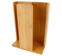 MONOUSO | Organizador de Vasos y Tapas de Bambú 23x12x30cm (8 Uds)