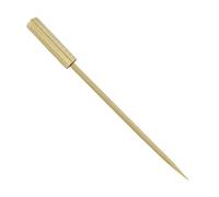 MONOUSO | Pinchos de Bambú Cilindro 7cm (100 Uds) Brown