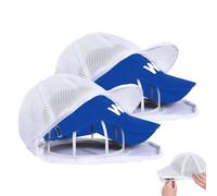 Monozoz 2 Lavar Gorras Lavadora, Perfecta Lavadora De Sombrero De Béisbol Para Lavadora, Lavadora De Gorras De Béisbol, Gorros De Bola Para Lavaplatos Con Bolsa De Lavandería De Malla