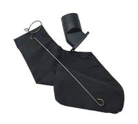 Monozoz Bolsa de polvo para sierra ingletadora | Bolsa de polvo ajustable ligera de gran capacidad, suministros de carpintería, accesorios de sierra ingletadora, bolsa colectora de residuos para
