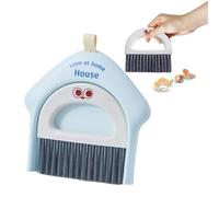 Monozoz Juego de recogedor y escoba, accesorios de limpieza de barrido, escoba con recogedor de pie, para el hogar, casa, casa, cocina, teclado, interior y exterior