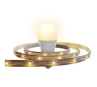 Monster Smart - Kit Wifi con cinta LED de 2 m y bombilla LED E27 - Diadema y bombilla de 16 millones de colores - Control por voz y aplicación - Compatible con Razer Chroma
