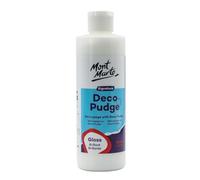 Mont Marte Deco Pudge - Barniz para manualidades, 236 ml, brillante, sellador transparente multiusos para manualidades, barniz y pegamento para decoupage, ideal para pinturas acrílicas, papel, madera,