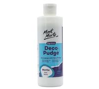 MONT MARTE Deco Pudge - Barniz para manualidades, 236 ml, mate, sellador transparente multiusos para manualidades, barniz y pegamento para decoupage, ideal para pinturas acrílicas, papel, madera,