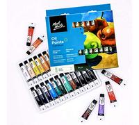 MONT MARTE Pinturas Oleo - 24 piezas en Tubos de 12 ml - Ideal para Pintura al Oleo - Colores Brillantes con gran Opacidad y Consistencia Suave