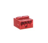 Montaje MICRO 4x 0,6-0,8 mm2 rojo 243-804/paquete. 100 unidades