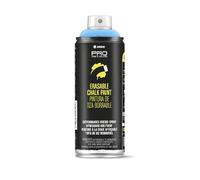 MONTANA Colors MTN PRO Chalk (Pintura Borrable Base Agua) Azul Electrico - Spray 400 ml, El embalaje puede variar