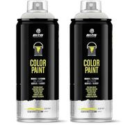 Montana Colors MTN PRO RAL-9002 Blanco Grisáceo - Spray 400ml (Paquete de 2)