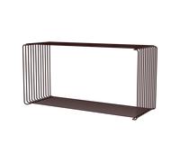 Estante Extendido de Alambre Panton 07-Negro Rojo 70 cm x 25,7 cm