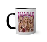montana lovers art Taza de color negro con mango a juego 330ml
