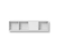 Montana Módulo de estantería Line colgado en pared 1 puerta New white 101