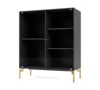 Montana Vitrina Ripple II 69.6x82.2x30 cm Anthracite-ben brass