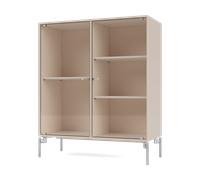 Montana Vitrina Ripple II 69.6x82.2x30 cm Clay-ben chrome