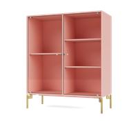 Montana Vitrina Ripple II 69.6x82.2x30 cm Ruby-ben brass