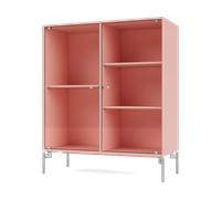 Montana Vitrina Ripple II 69.6x82.2x30 cm Ruby-ben chrome