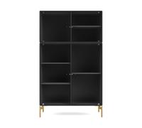 Montana Vitrina Ripple III 69.6x117.6x38 cm Anthracite-ben brass