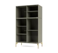 Montana Vitrina Ripple III 69.6x117.6x38 cm Fennel-ben brass