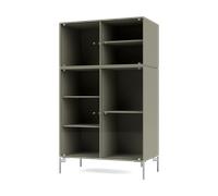 Montana Vitrina Ripple III 69.6x117.6x38 cm Fennel-ben chrome