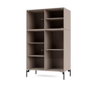 Montana Vitrina Ripple III 69.6x117.6x38 cm Mushroom-ben black