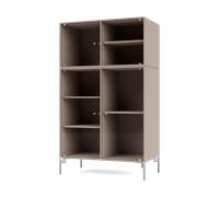 Montana Vitrina Ripple III 69.6x117.6x38 cm Mushroom-ben chrome