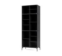 Montana Vitrina Ripple IV 69.6x187.2x38 cm Anthracite-ben black