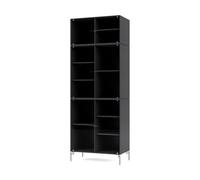 Montana Vitrina Ripple IV 69.6x187.2x38 cm Anthracite-ben chrome