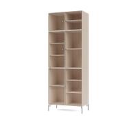 Montana Vitrina Ripple IV 69.6x187.2x38 cm Clay-ben chrome