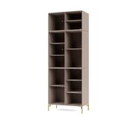 Montana Vitrina Ripple IV 69.6x187.2x38 cm Mushroom-ben brass