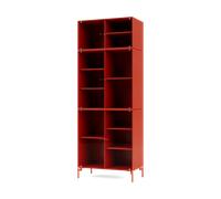 Montana Vitrina Ripple IV 69.6x187.2x38 cm Rosehip-ben rosehip