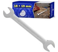 MONTERAL Llave Fija de Doble Boca 18x19mm | Llave Plana en Acero al Cromo-Vanadio CrV - MONTERAL