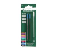 Monteverde - Recambio para bolígrafos Cross (trazo suave, punta media, 2 unidades), color azul