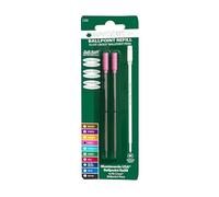 Monteverde - Recambio para bolígrafos Cross (trazo suave, punta media, 2 unidades), color rosa
